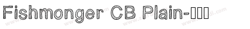 Fishmonger CB Plain字体转换